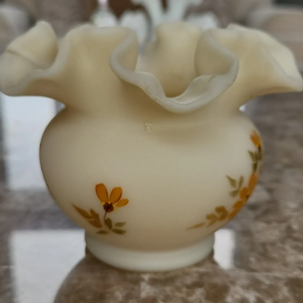 Fenton hand painted